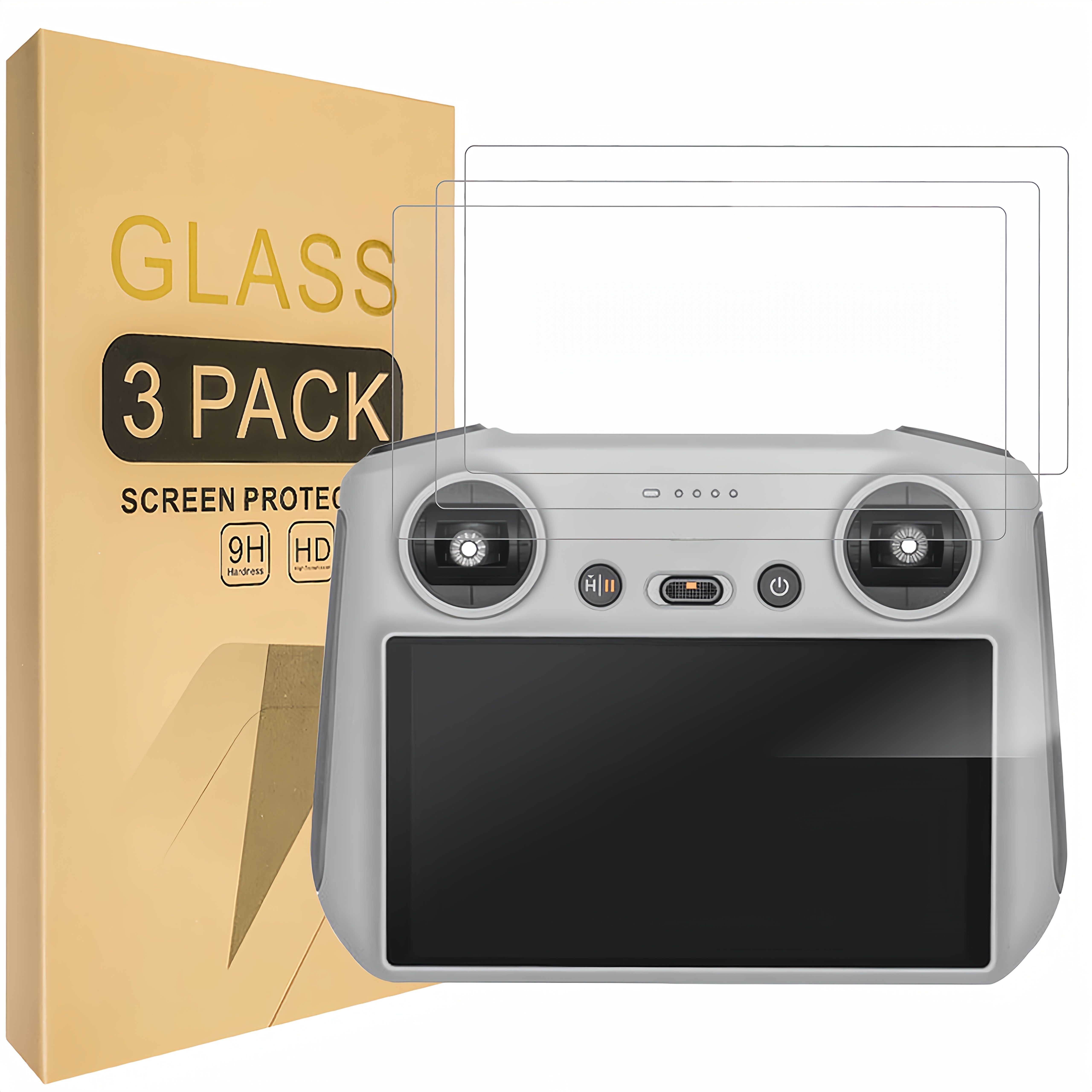 E-shop Dieses 3er-Pack ist für die DJI RC/RC2 Fernbedienung geeignet und verfügt über eine hochauflösende Schutzfolie aus gehärtetem Glas, die