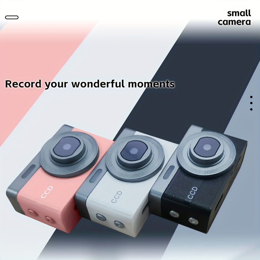 compact ccd pocket camera students travelers mini retro Temu