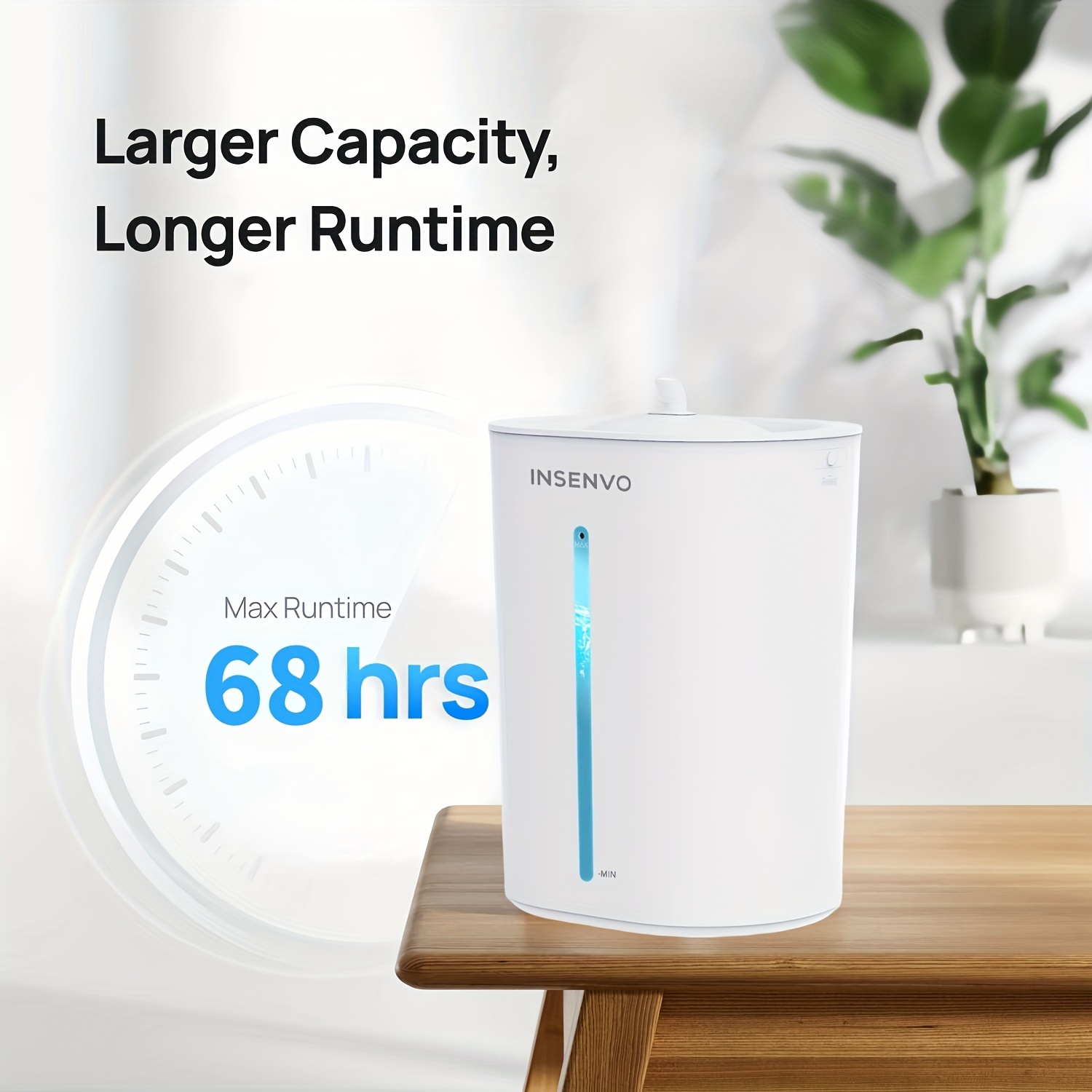 

6.5 Liter Ultrasonic Silent Humidifier, 3 Levels To Adjust Moisturizing Skin Care, Timer Switch, Silent Humidifier With Ambient Light, Multi-level Humidity Adjustment, Suitable For Use In 's Room