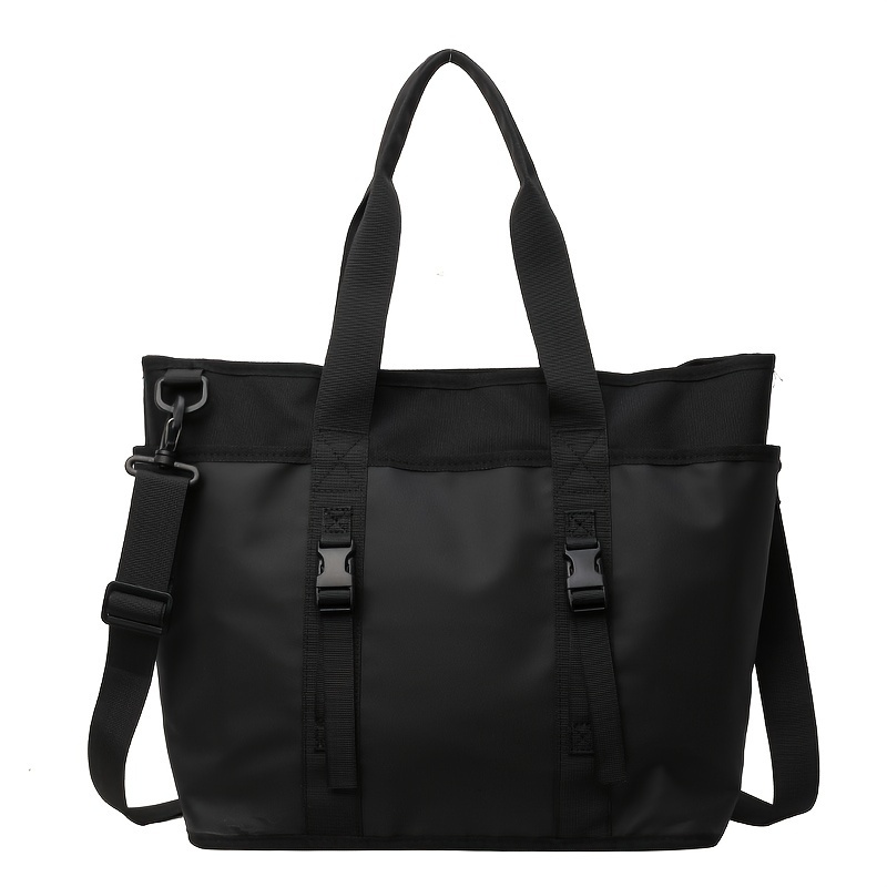 TEMU Women's Nylon Tote Bag For Women With Zip Bag Large Capacity S Handbags For School Work Shopping Travel