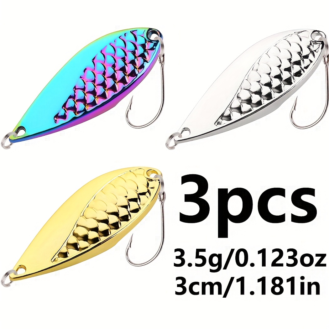 3pcs 2 5g 3 5g 5g 7g 10g 15g 20g 30g 40g 50g fishing lures - Temu
