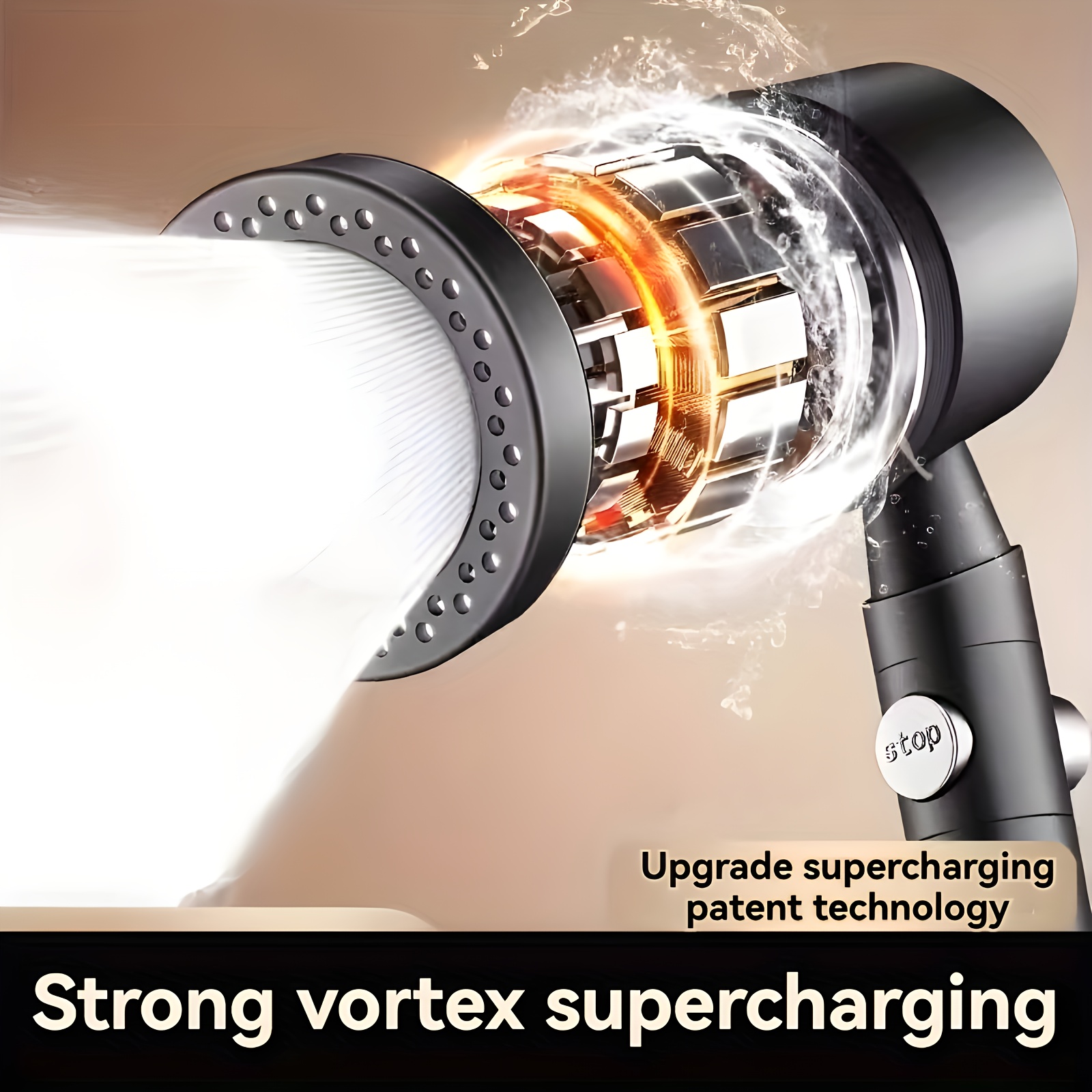 ultimate A Handheld Shower Head Set Featuring a Shower Hose, Five Adjustable Water Flow Settings, And Built-In Filtration, Perfect for Enhancing Your Bathroom Experience with Luxury. for Shower Use Only 10 ultimate A Handheld Shower Head Set Featuring a Shower Hose, Five Adjustable Water Flow Settings, And Built-In Filtration, Perfect for Enhancing Your Bathroom Experience with Luxury. for Shower Use Only - Image 10