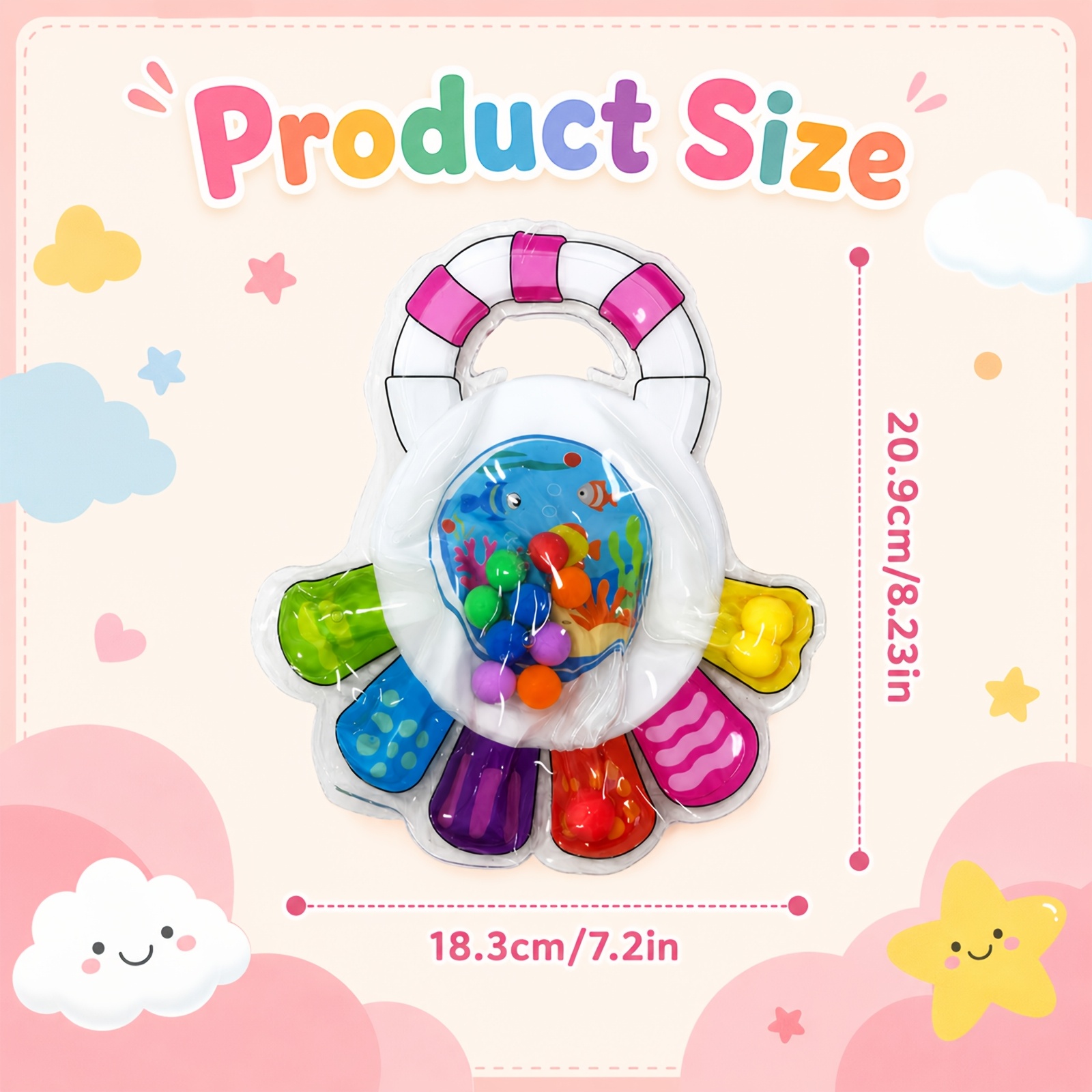 Interactive Cognitive Press Recognition Color Puzzle Toy