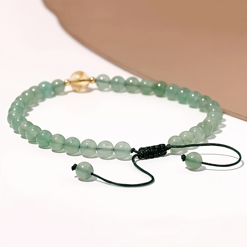 Beaded Anklet Brings Luck and Wealth, Handmade