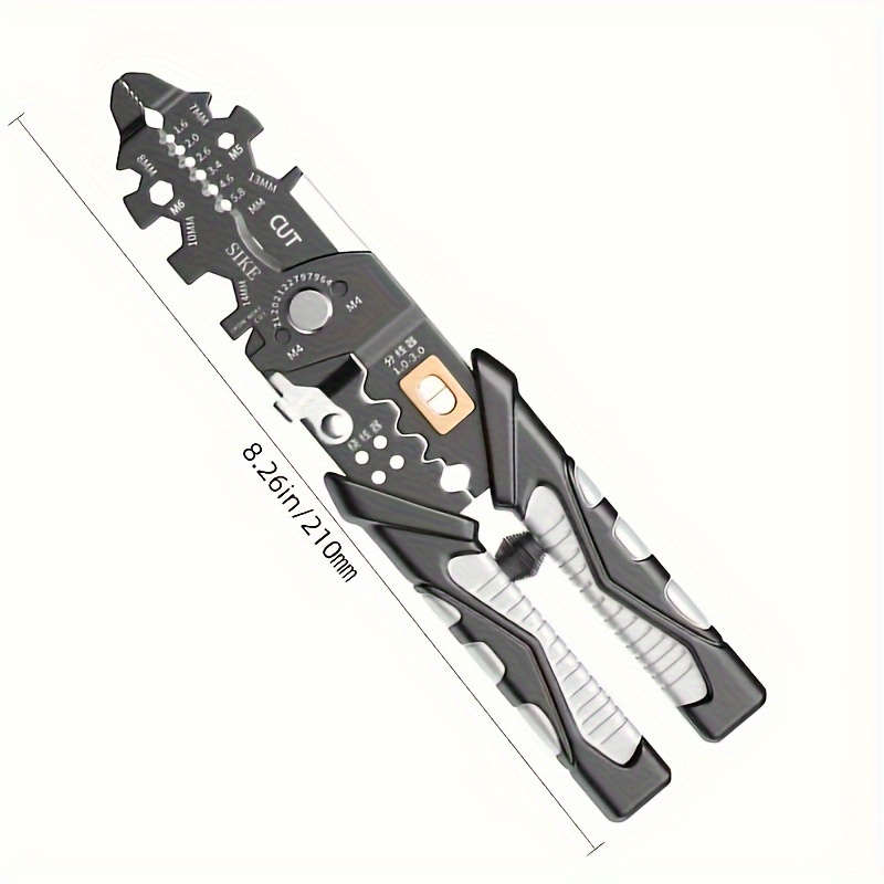 multifunctional 9 inch 22 86cm wire cutting pliers clamping wire striping tool for household fixing repairing details 3