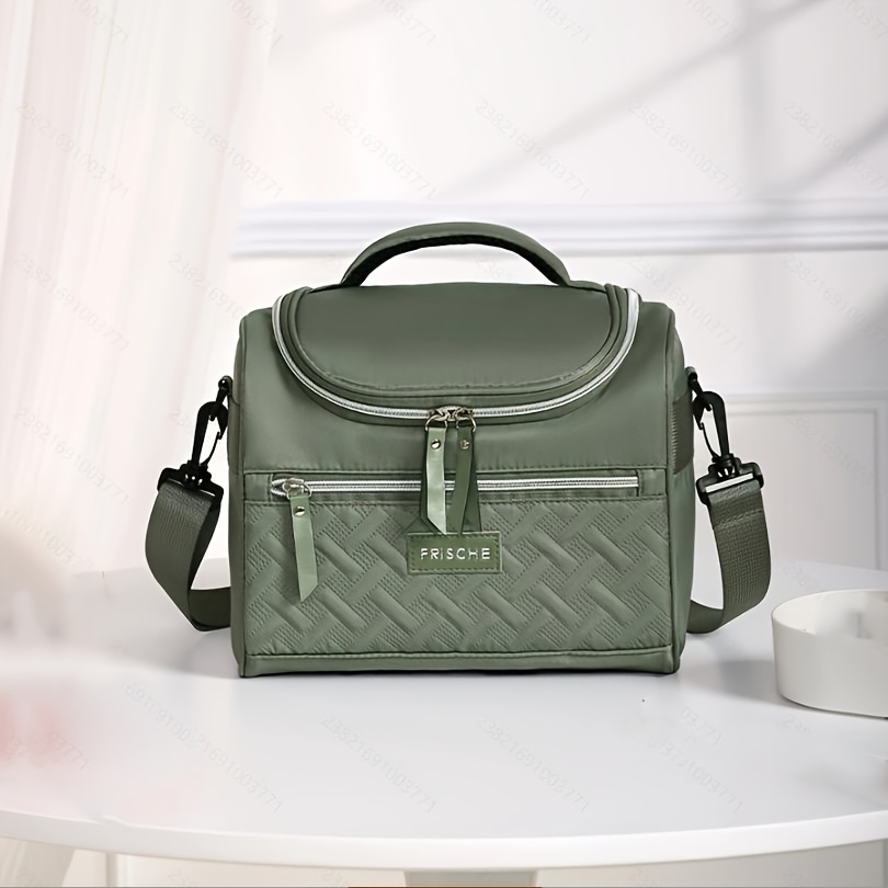 TEMU New Lunch Box For Office Workers, Packing Lunch Bento Bag Storage Durable Thickened Single Room Picnic Insulated Bag Non-food Contact Insulated