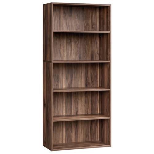 5 tier bookcase storage organizer open shelf for home office multi level book shelf with space saving storage cabinet