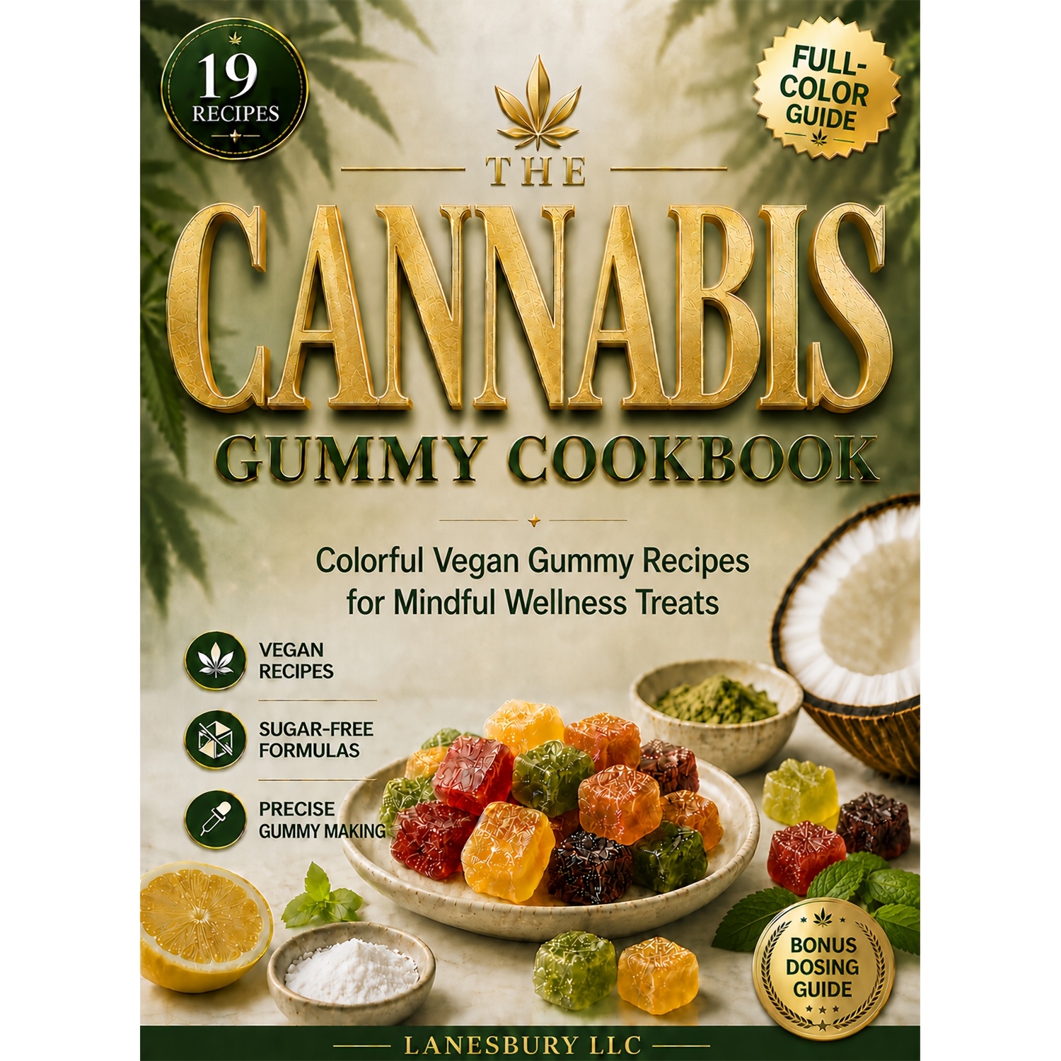 TEMU The Mix Gummies Cookbook - English Edition Adult Educational Book, Vegan & Sugar-free Gummy Recipes, Thc Cbd Cbn Cbg Ratio Guide, Precision