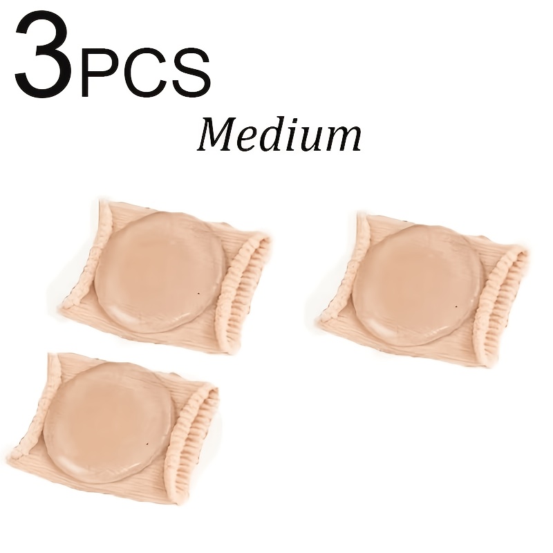 TEMU Protectores de dedos de tela elástica, 3 piezas, cubiertas de silicona acolchadas antiabrasión, callos y aprietones, almohadillas para dedos