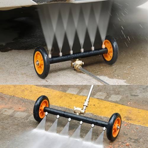 high pressure washer kit 16 inch pressure washer designed for chassis cleaning with three section extension wand working pressure up to 4000 psi orange color