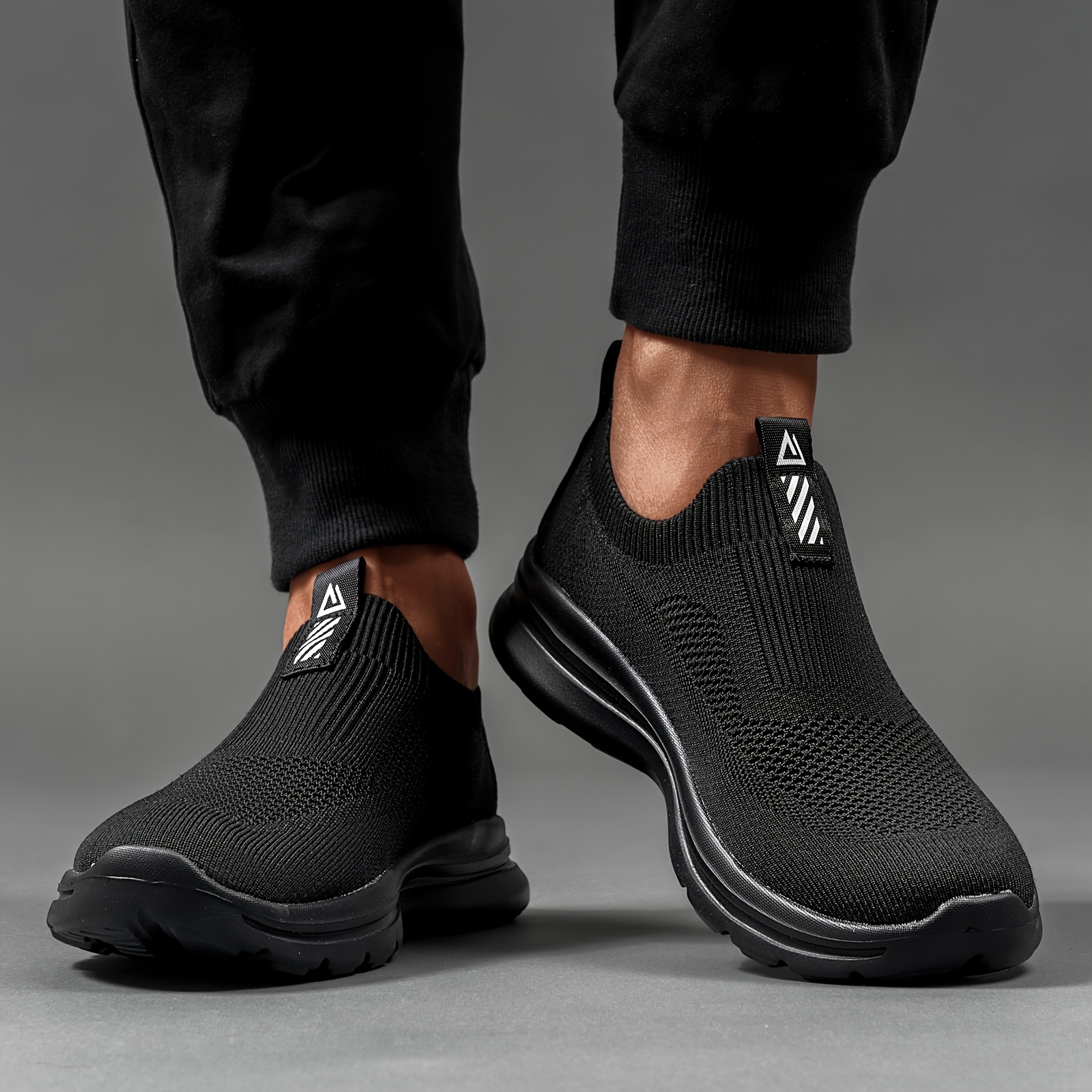 herren damen slip on sneaker einfarbige low top stoffschuhe Temu