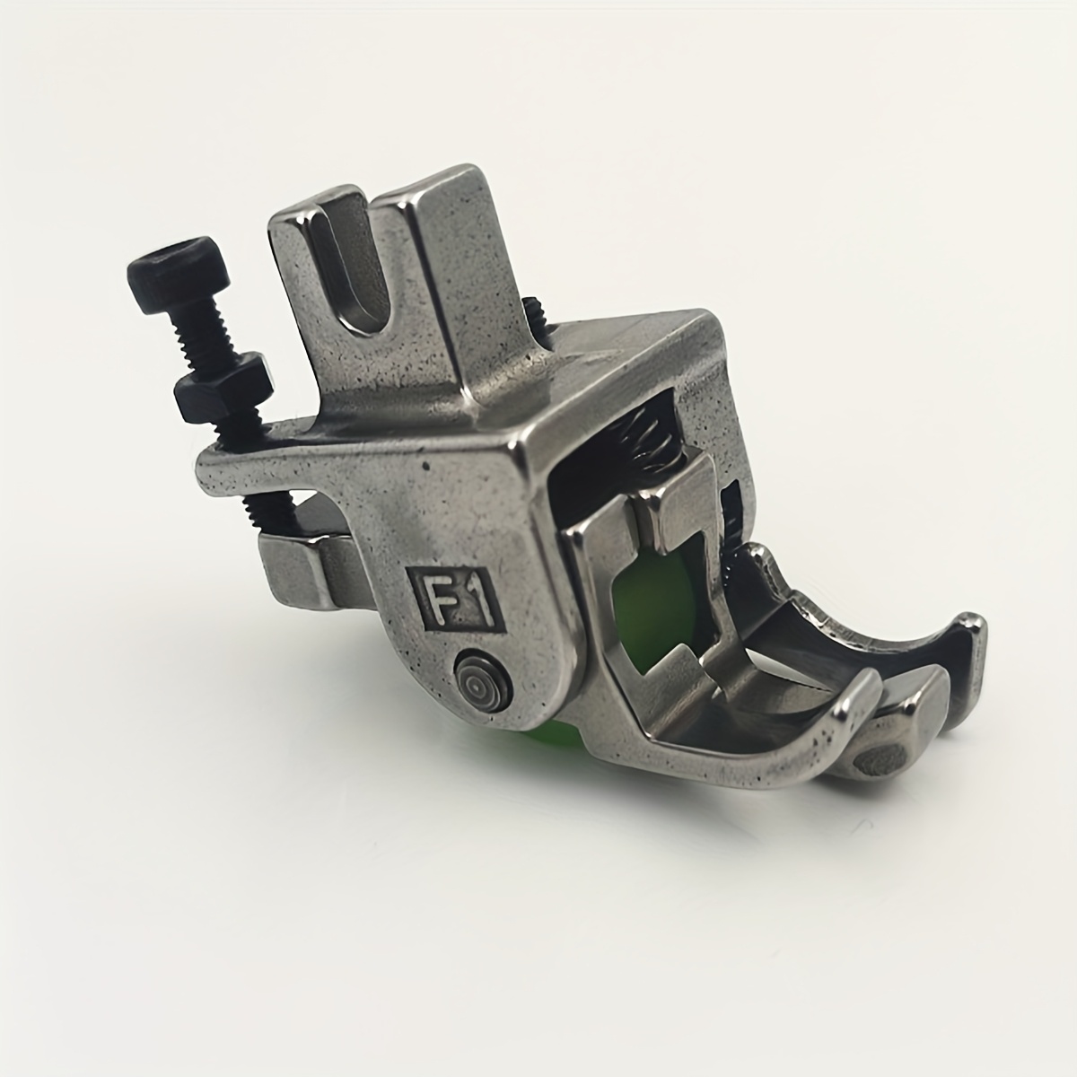 Industrial Sewing Machine Roller Foot for Juki Jack Brother, Even Stitching Presser Foot for Heavy Fabrics Zipper Piping (High-Low Adjustable)
