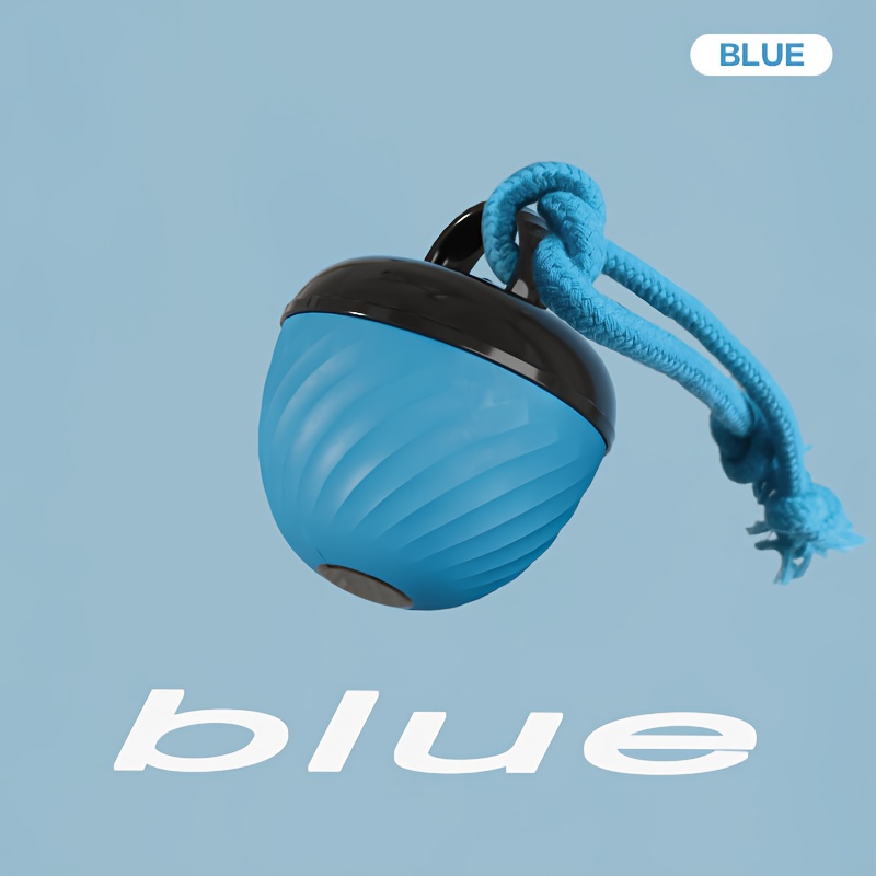 1 interactive ball toy sports bite resistant dog ball usb charging tail rope with barking indoor pet rolling game suitable for small medium sized dogs relieves boredom and stimulates chewing Product details 9