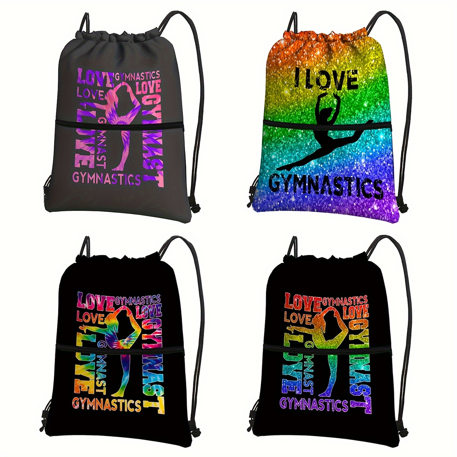 Gymnastics Drawstring Bundle Gym Bag