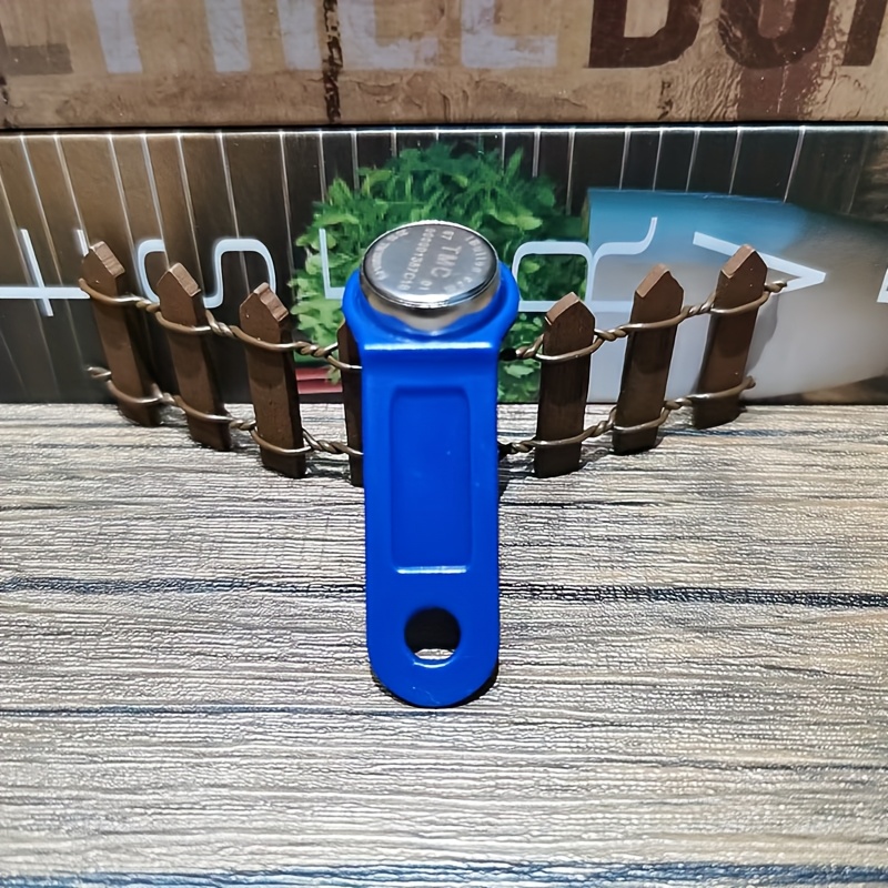 Rewritable iButton Key with Blue Fob & DS1990A-F5 Compatible