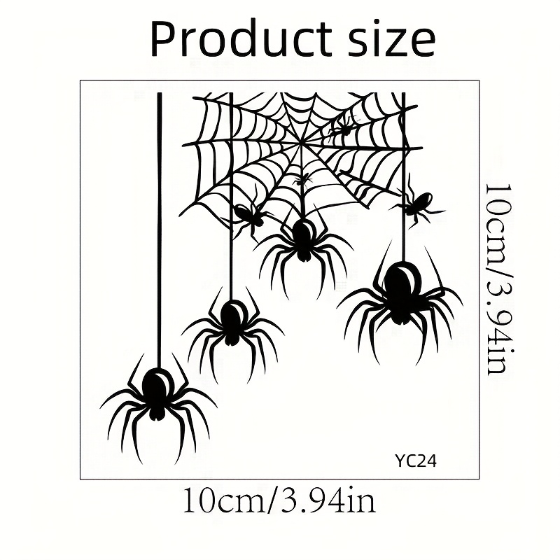 TEMU Adesivo per interruttore 1 pz Ragno di Halloween - Design rimovibile con vero ragno e , per decorazioni domestiche interne, soggiorno, camera da