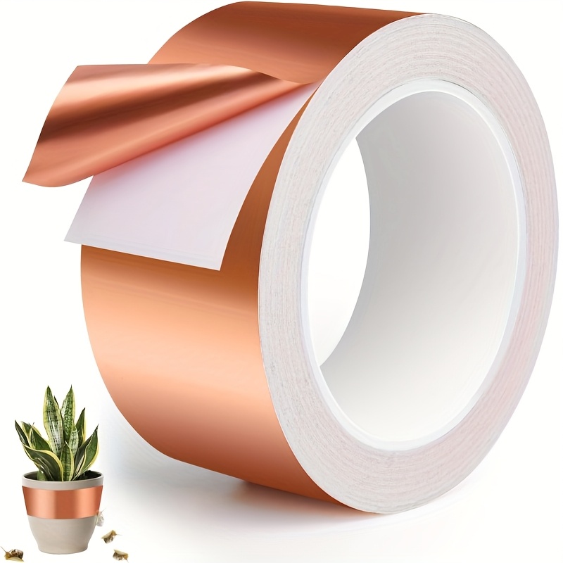 0 78 1 96 inch wide 393 7 inch long snail fence copper tape elevated bed plants snail protection copper tape emi copper foil tape   anti snail