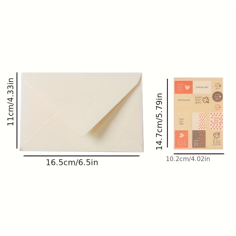 E-shop Vintage-Kraftpapier-Umschlag-Set, enthält 100 Umschläge 8 passende Verschlussaufkleber. Hergestellt aus hochwertigem dickem Papier, fest nicht