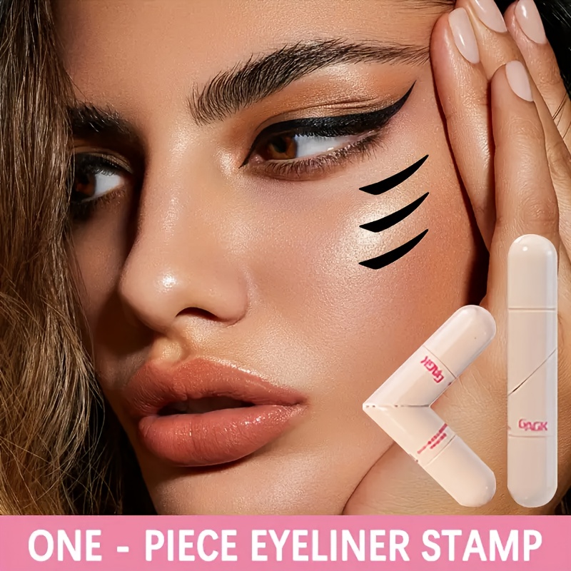 penna timbro per eyeliner  , modellazione unica simmetrica,    , impermeabile, resistente al   e alle sbavature, adatta ai principianti, raggiunge rapidamente il trucco  ,   per    , disponibile in  /marrone, regalo  