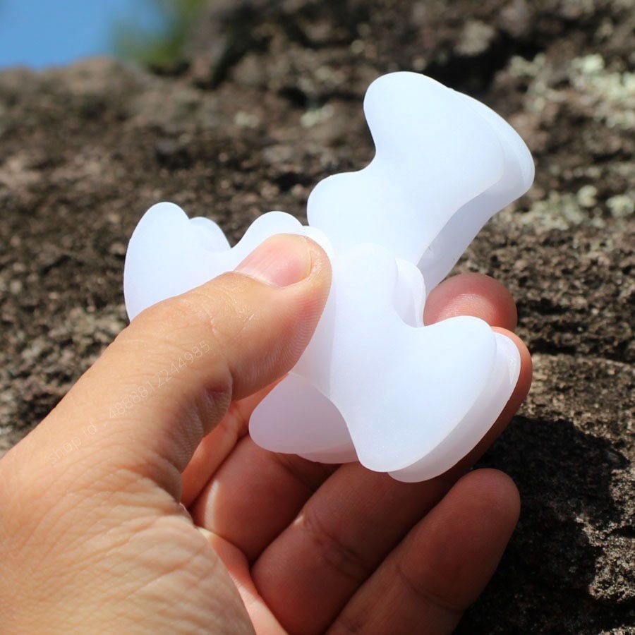 Silicone Toe Separator With - Odorless, Perfect For Foot & Nail Care, Thumb Separator