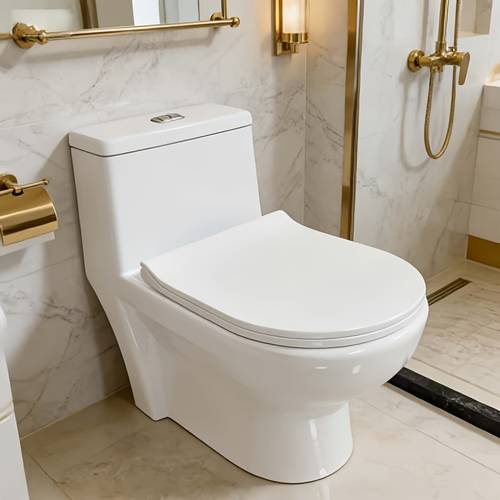 toilet seat thickened toilet lid pp durable toilet cover soft close 019 lid