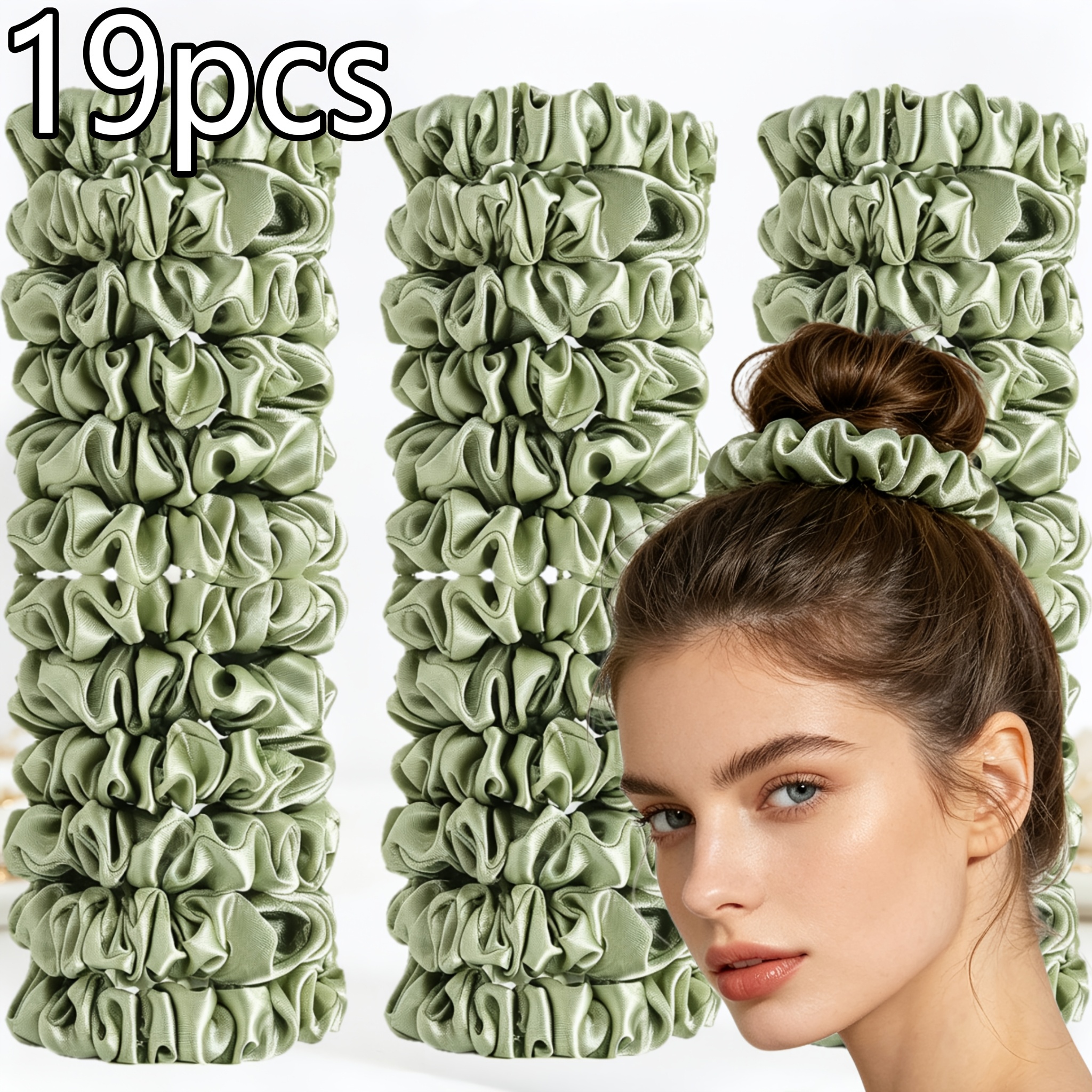 2pcs green patterned headband with olive green scrunchie Hair Tie Amazon.com : Whaline 10Pcs St. Patrick main image 4