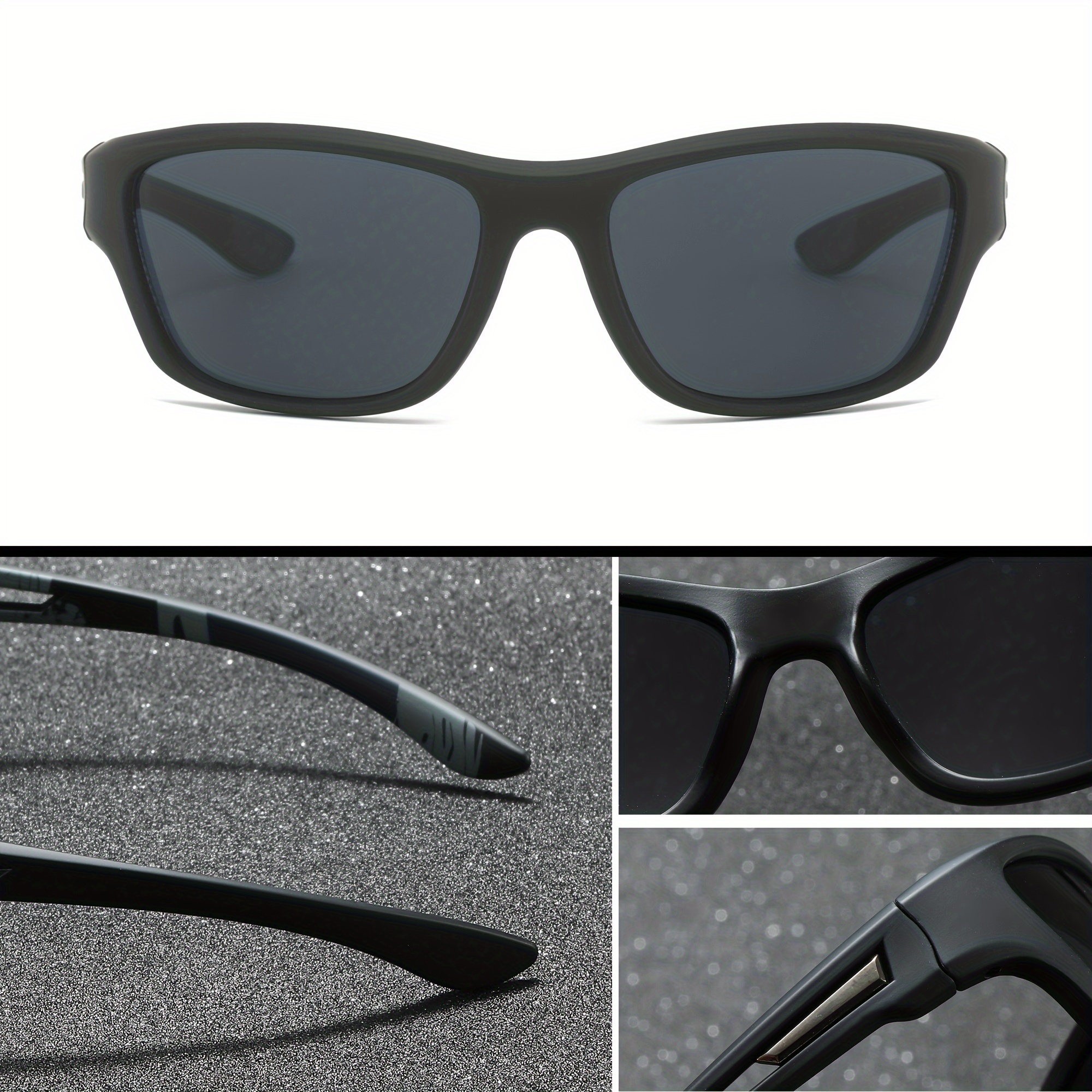 3pairs Trendy Fantasy Rectangle Wrap Around Sunglasses For Men Women  Outdoor Sports Driving Fishing Cycling Supplies Photo Props - Jewelry &  Accessories - Temu