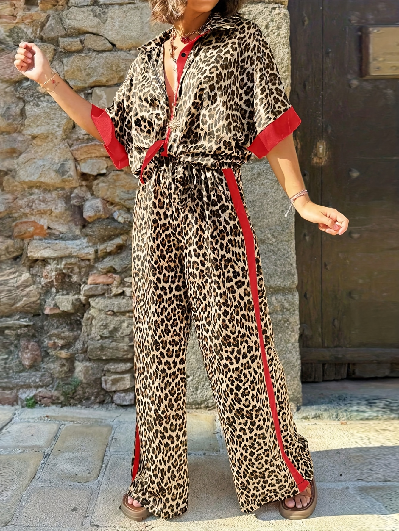 STAR TEAM Leopard Double Knee Pant 美品 FIERCE ENERGY ONLY LEOPARD JUMPSUIT – AKIRA