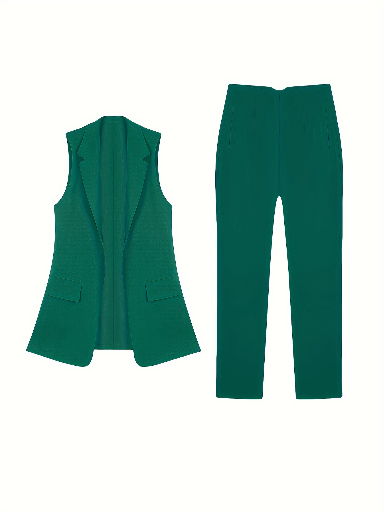 an elegant womens suit vest jacket pants 2pcs set - Temu Nigeria
