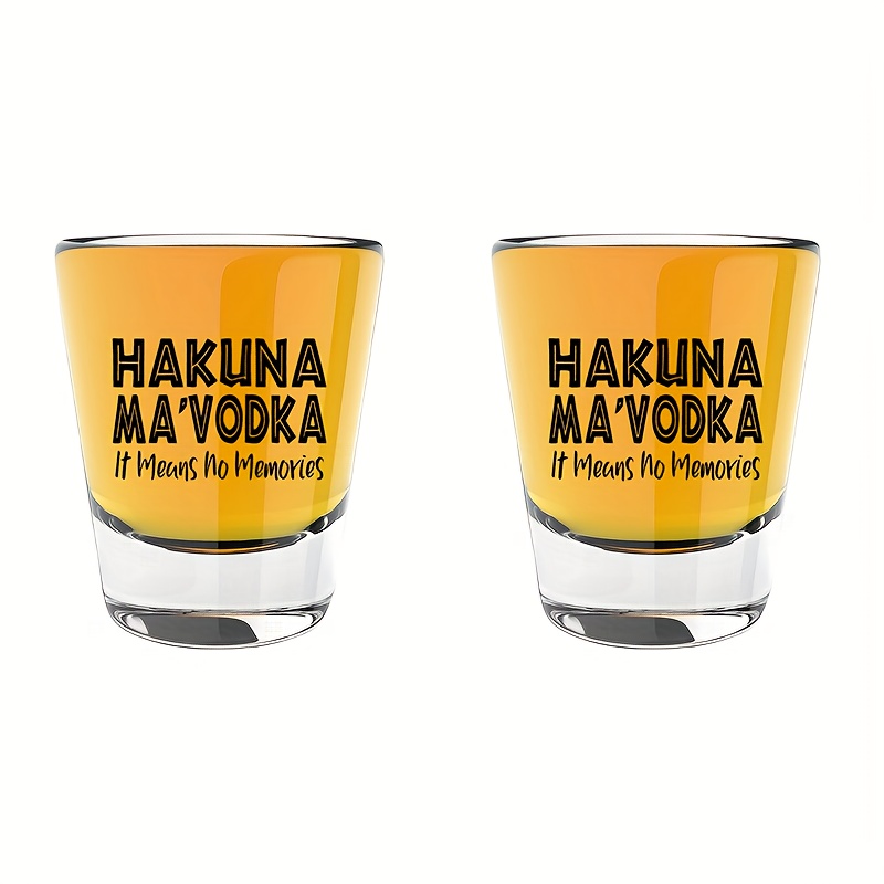 TEMU Of 1 Mavodka Themed Shot Glasses, Humorous Drinking Gifts Suitable For Men And Women, Perfect For Who Enjoy Inappropriate Humor