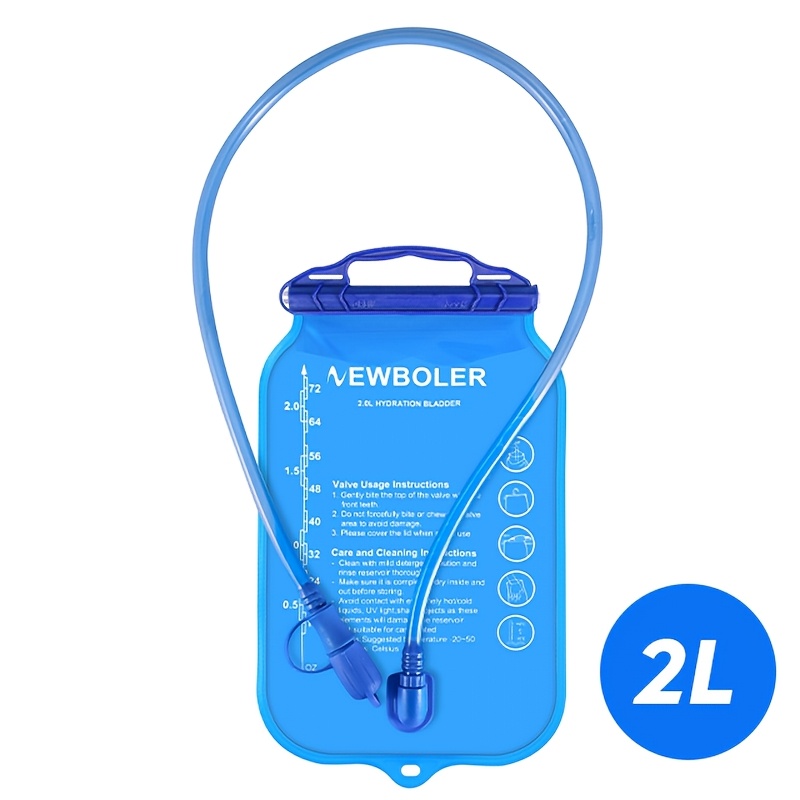 Image of 1l 1.5l 2l 3l Water Bladder Pouch With Leak-proof Design - Ideal For Cycling, Running, Camping, And Hiking - Anywhere!