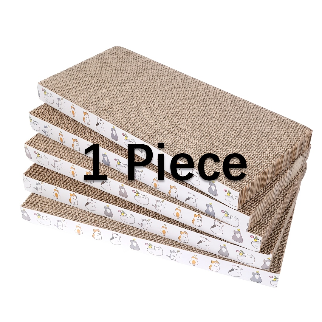 

1pc Planche à Gratter pour Chat - Planche à Gratter en Carton pour Chats d'Intérieur, Convient pour le Jeu et le Sommeil