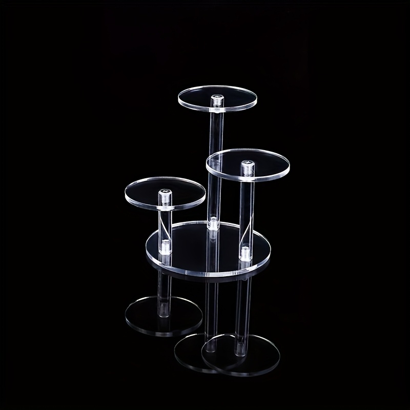 Acrylic Display Rack 3--tier 5-tier Transparent Perfume Organizer Acrylic Display Stand For Supermarket And Stationery Display Rack Suitable For And Desk Organization