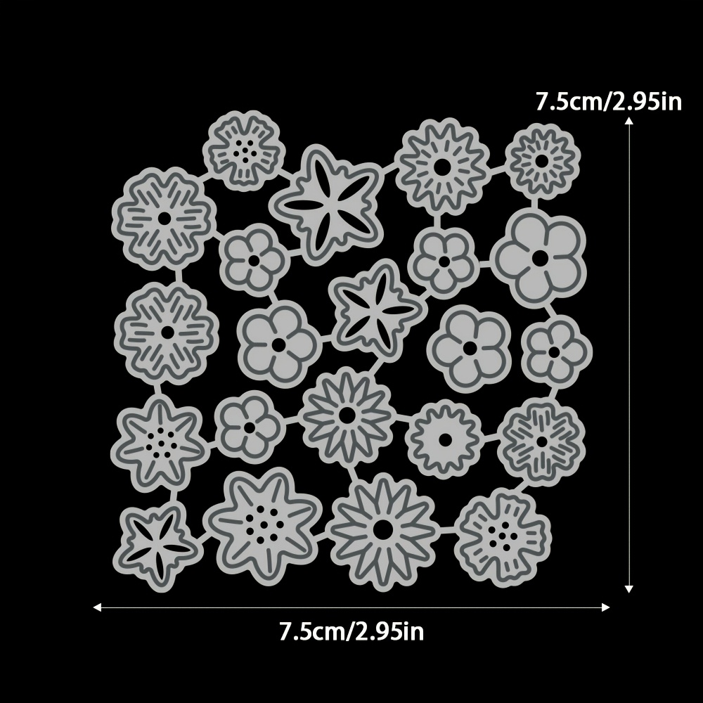 Flower Metal Cutting Dies Diy Scrapbooking Embossed Accessories Cut Dies Paper Card Decoration Photo Gift Thanks Diary Card