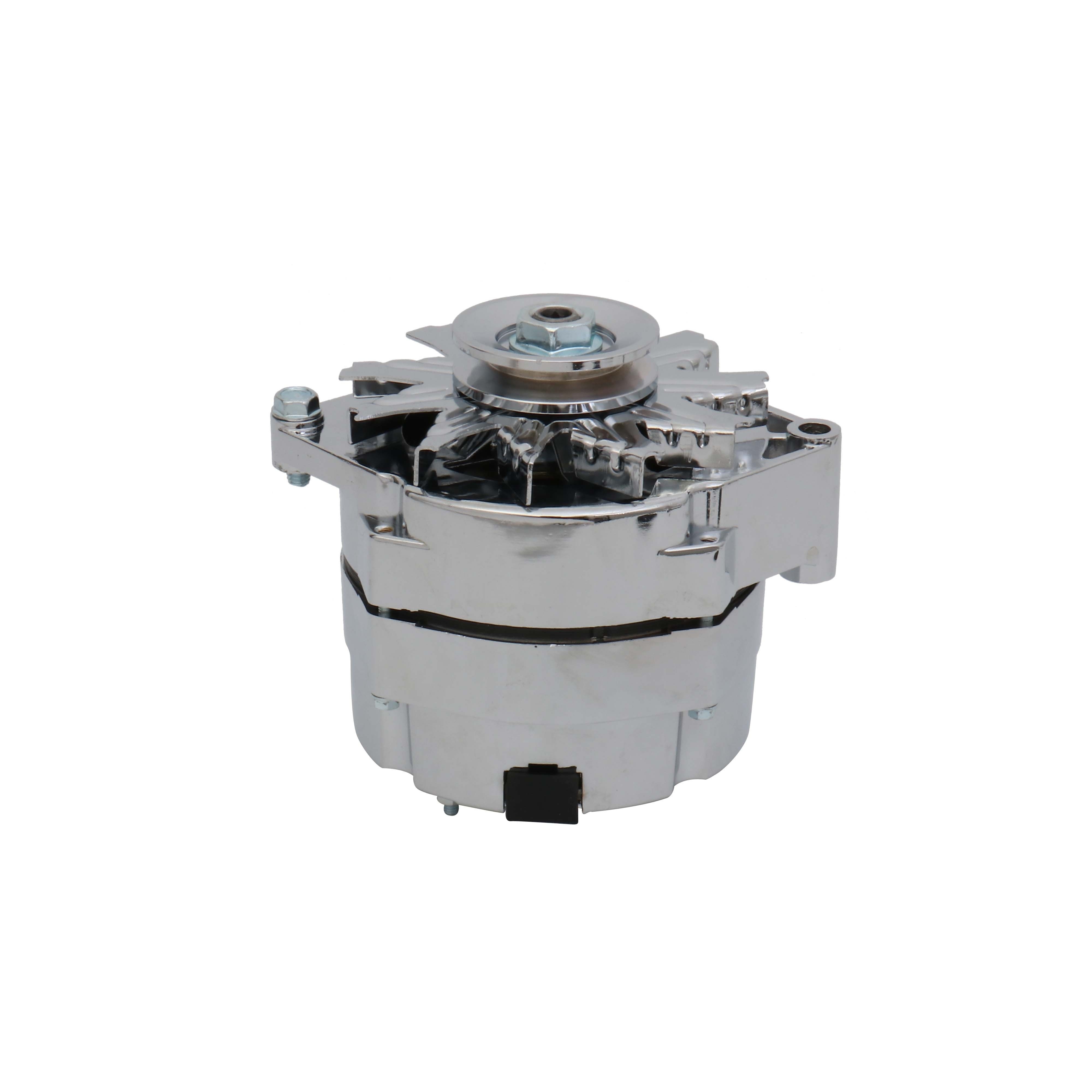 Alternator For 110Amp Chrome 1 Wire Self Exciting Street Rod | 1968 To 1982 GM Vehicles - Image 10