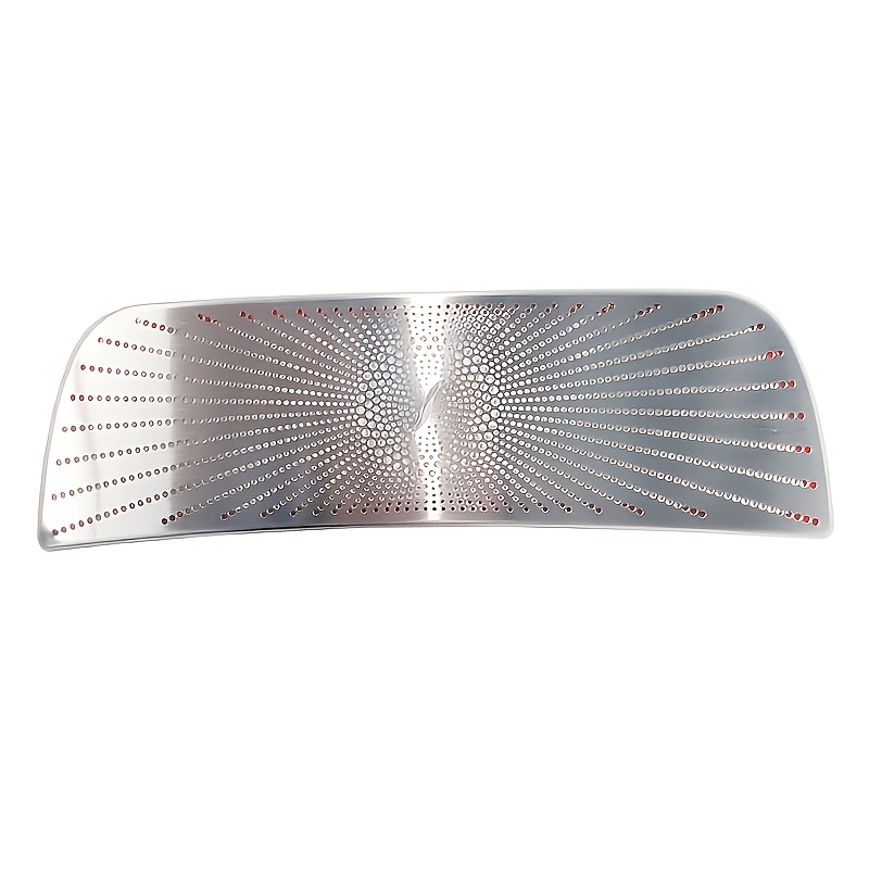 TEMU Suitable For Mercedes-benz C/e/glc W205 W213 X253 Rear Air Vent Speaker Cover Sequined Interior Modification Decorative Sticker Stainless Steel