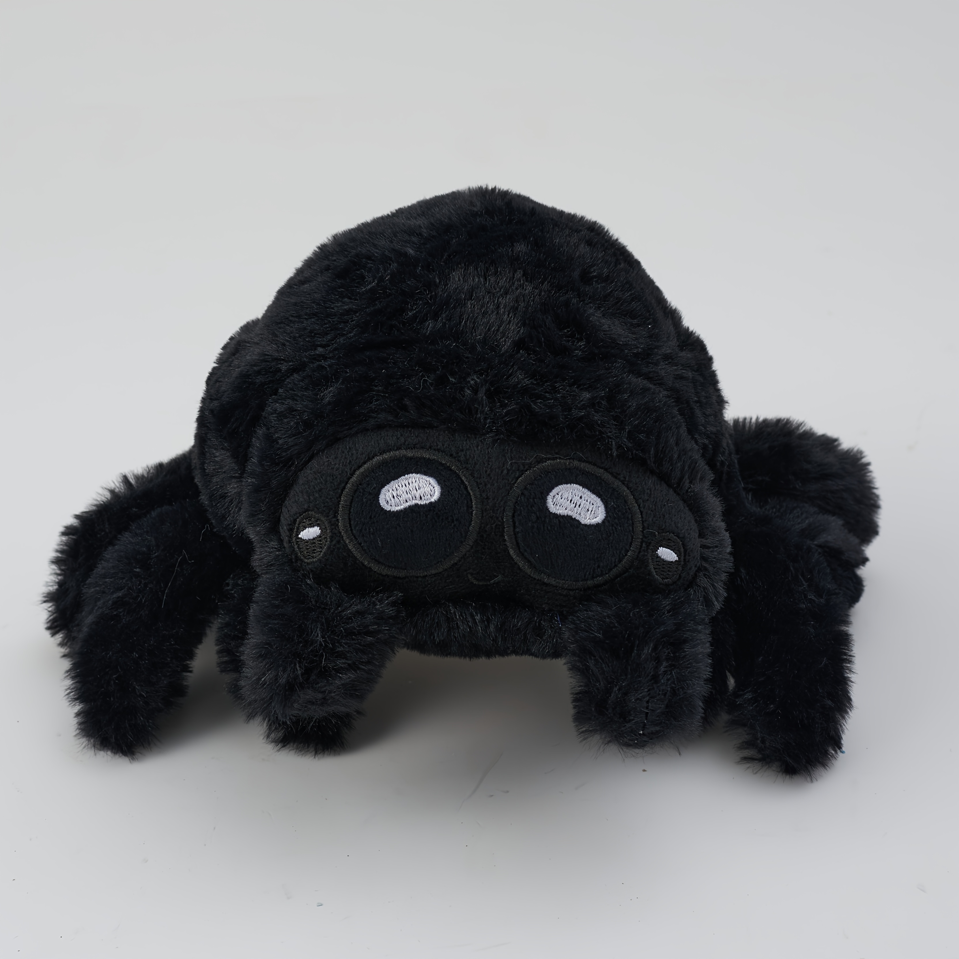 25 Cm Große Spinnen-Plüschfigur – Realistisches Schwarzes Spinnen-Stofftier, Weicher Plüsch, Ideal Für Halloween Und Als Geschenk