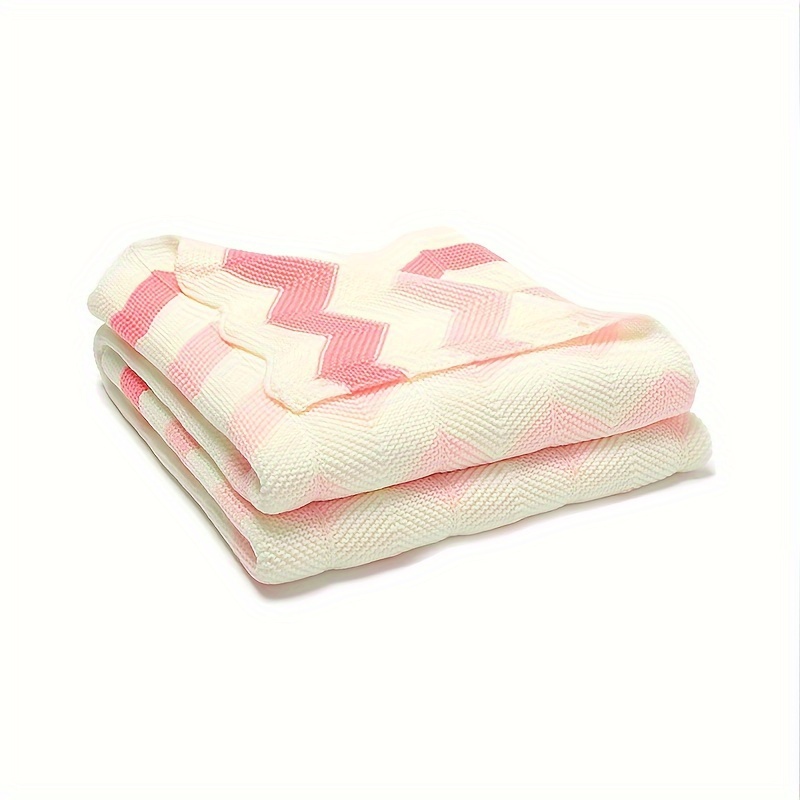 Soft Colorful Knitted Blanket, Air Conditioning Throw Blanket