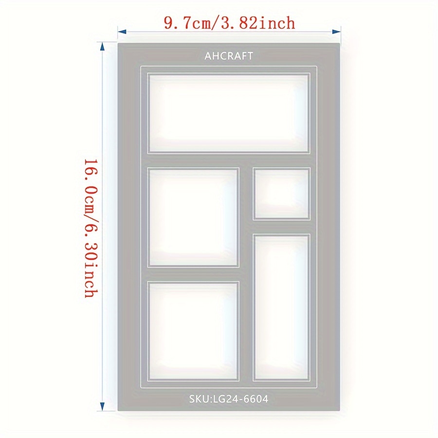 1pc Stamp Collection Series Metal Cutting Dies And Painting Plastic Stencils