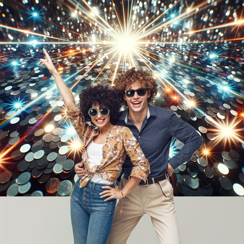 Disco balls texture backgrounds glitter light | Premium AI-generated image