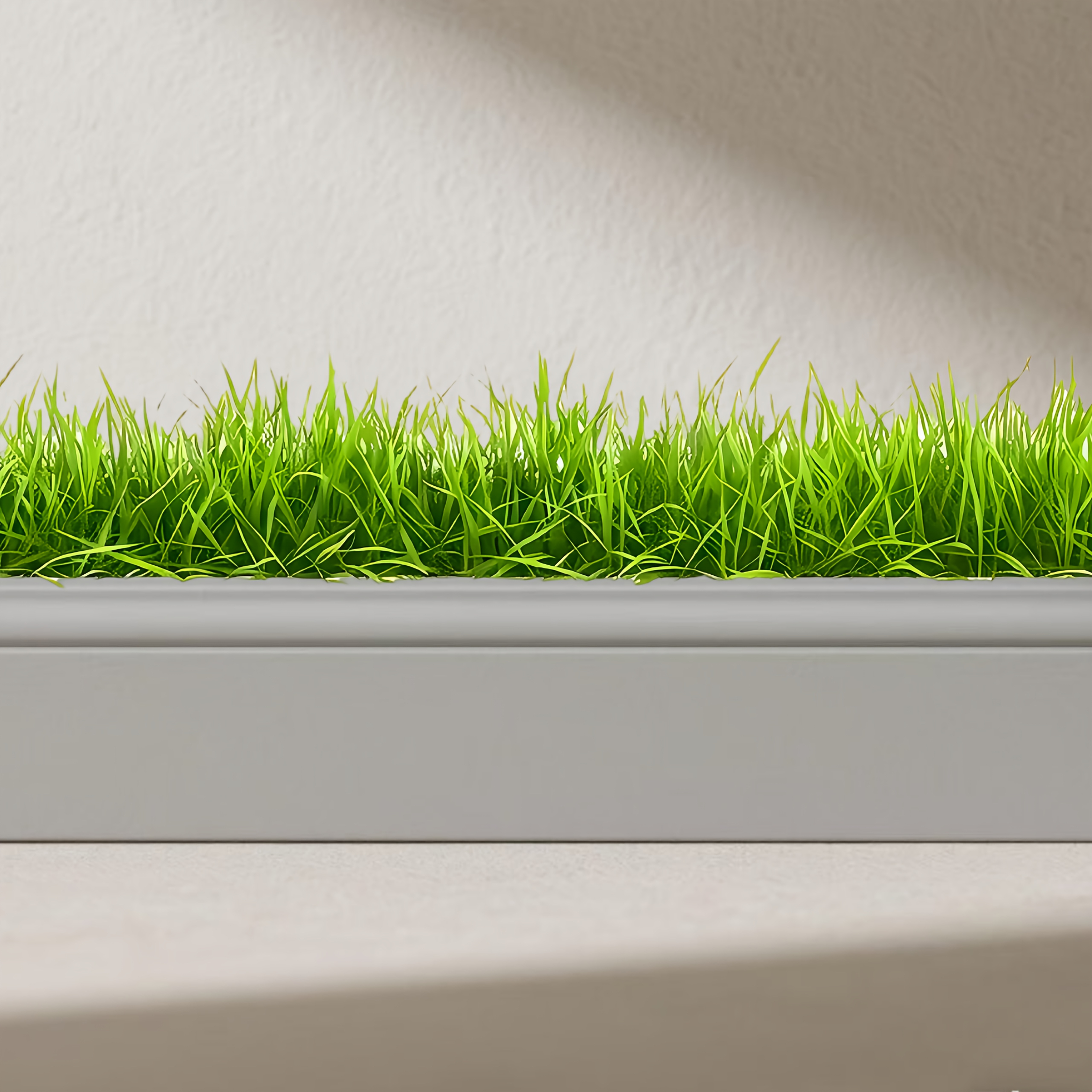 1pc Pvc Self-adhesive Turf Baseboard Sticker - Lawn Design, Easy To Stick Corners, Suitable For Living Room, Bedroom, And More, Natural Vitality To Home Decor