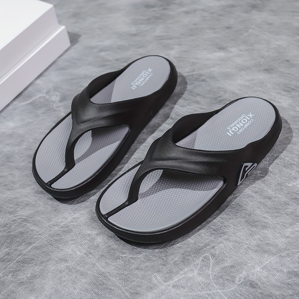 mens stylish eva flip flops soft sole   design ideal for home beach wear lightweight and comfortable beach footwear slipon sandals eva upper sandals Product details 6