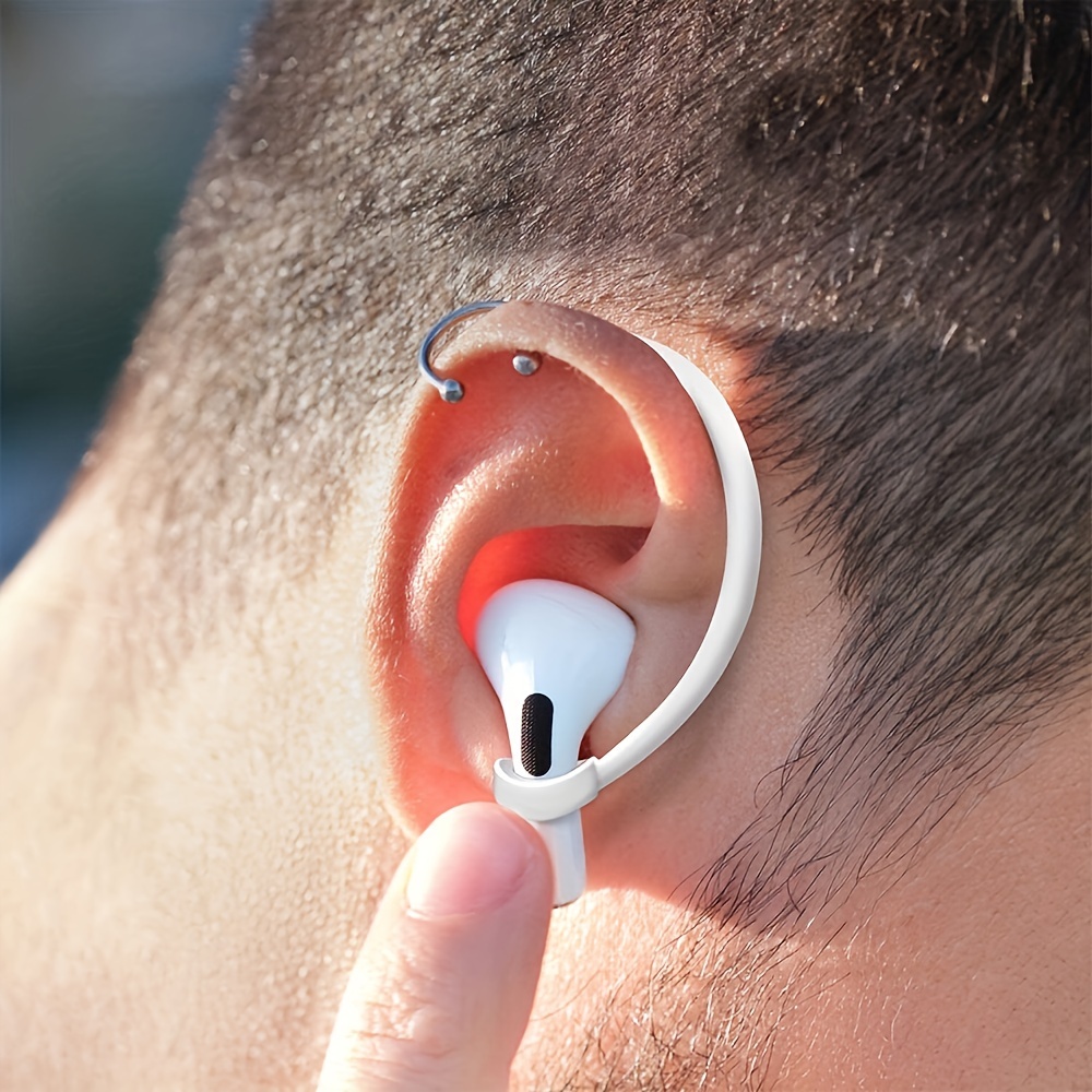2 Paar Anti-Rutsch TPU Sport Ohrhaken für   Pro 3. und 4. Generation aus robustem ABS-Material Details 6