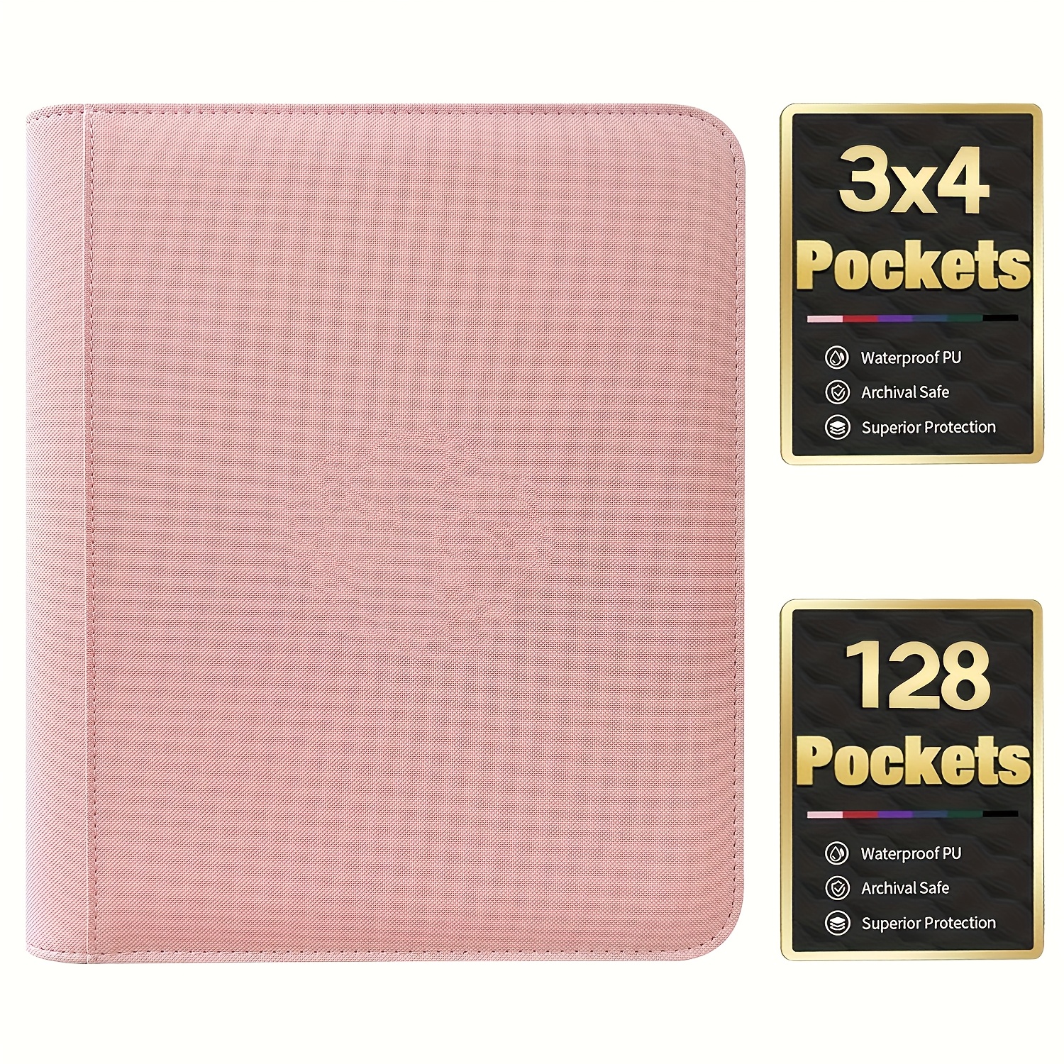 card binder pink Toploader Binder 144 Slots | 4-Pocket Album main image 0