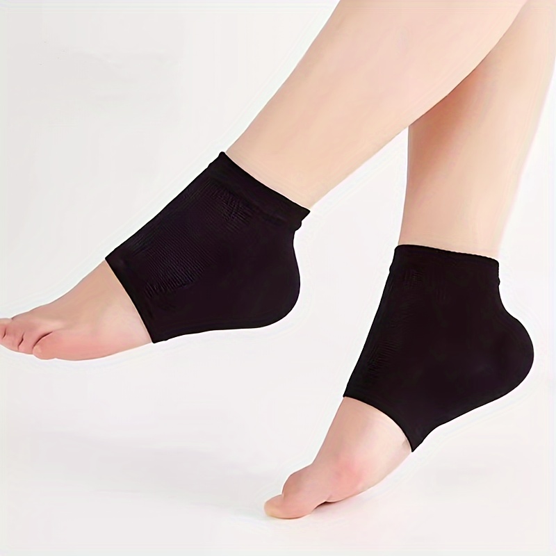 1 Pair Moisturizing Heel Socks with Silicone Gel Protection - Anti-Cracking Soft Callus Relief, Breathable Unisex No-Show Socks for Men & Women, Daily Wear & Athletic Use, Daily Comfort Footwear | Versatile Sock Design | Soft Fabric Construction