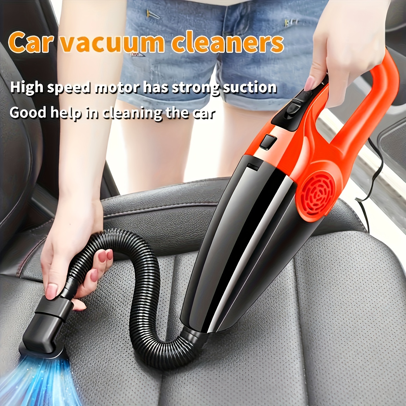 

1pc - Wet/dry For Car And Use - Suction, Extended & Accessories Kit
