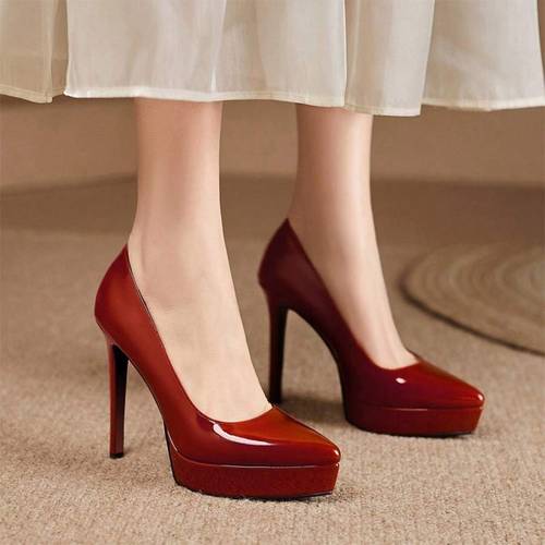 Women S Pointed Toe Stiletto Heels - Ultra-High Synthetic Cover Pumps with Non-Slip Rubber Sole, Vibrant -Season Dress Shoes for Formal & Casual Events, High Heel Shoes, Event Footwear, Sleek , Durable Footwear, Party Footwear, ,