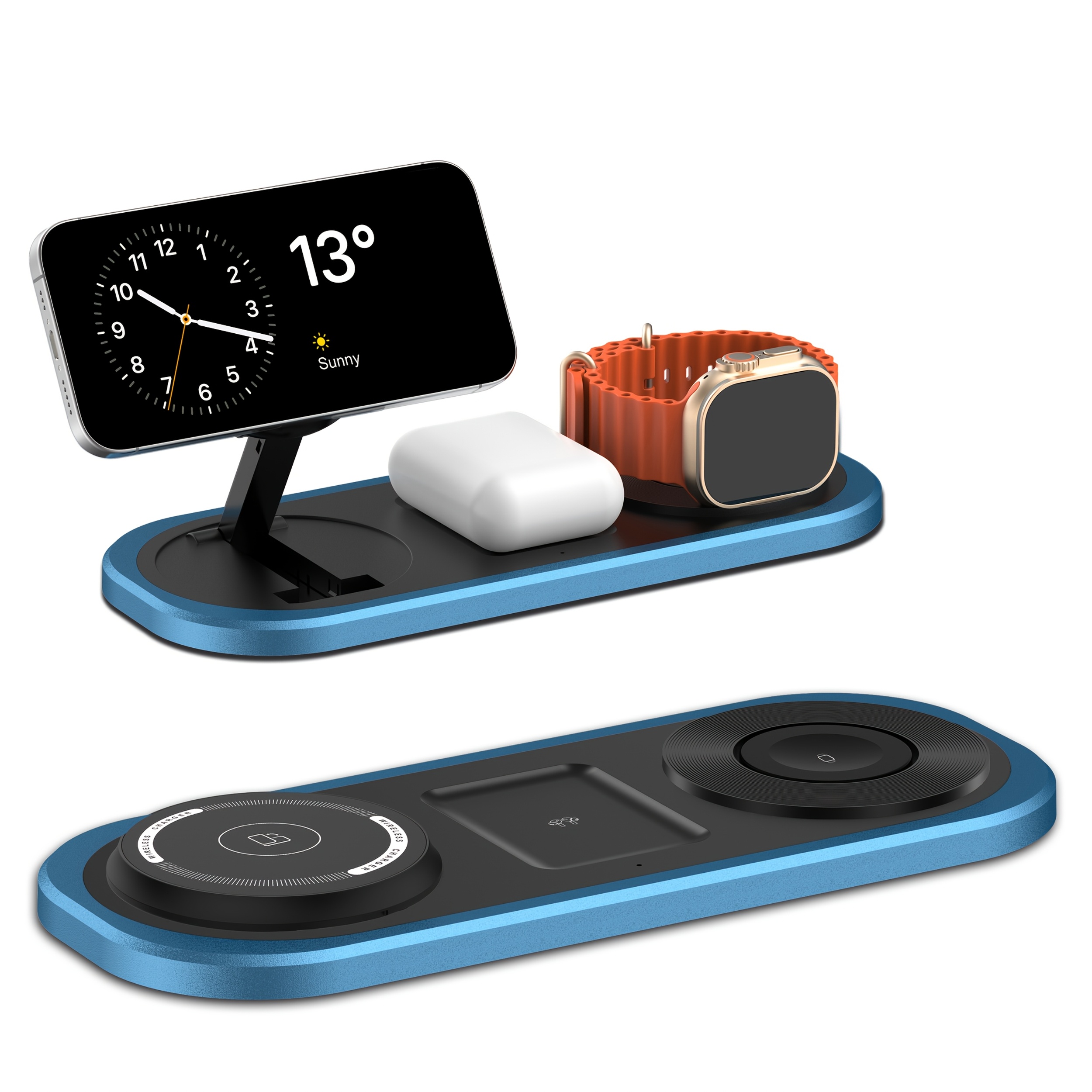 in wireless charging station iphone 16/15/14/13/12/pro Temu