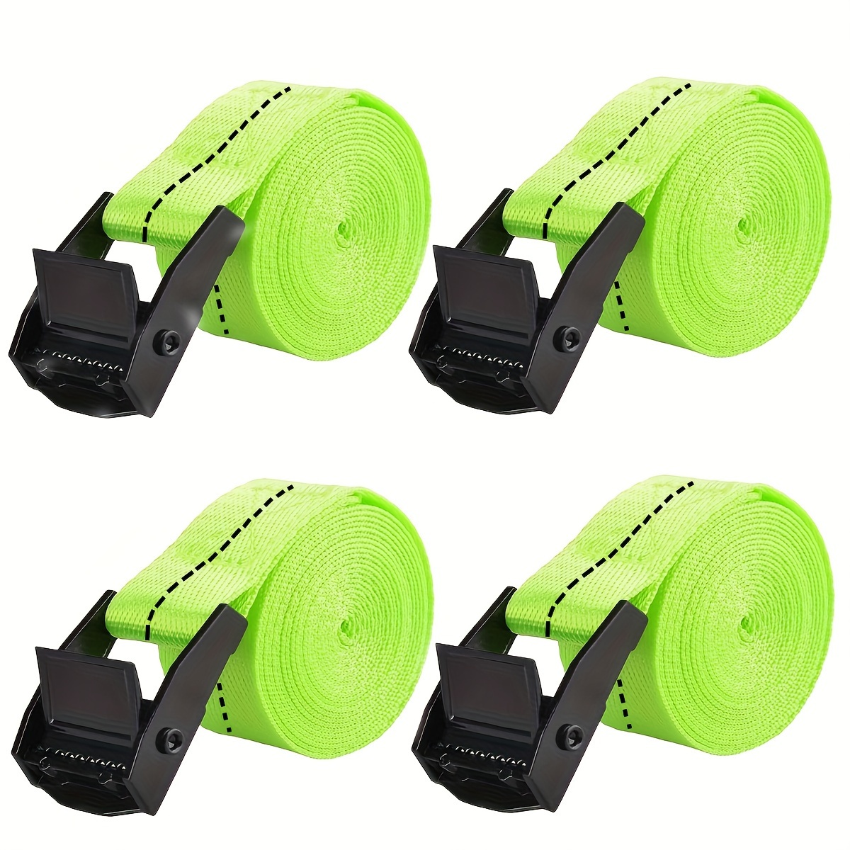 2PCS Lashing Straps with Buckles Adjustable, Up to 600Lbs, Tie Down for  Motorcycle, Cargo, Trucks, Trailer, Luggage - AliExpress