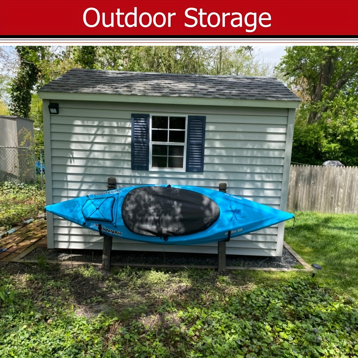 Kayak Storage Hooks for Wall-Mounted Storage